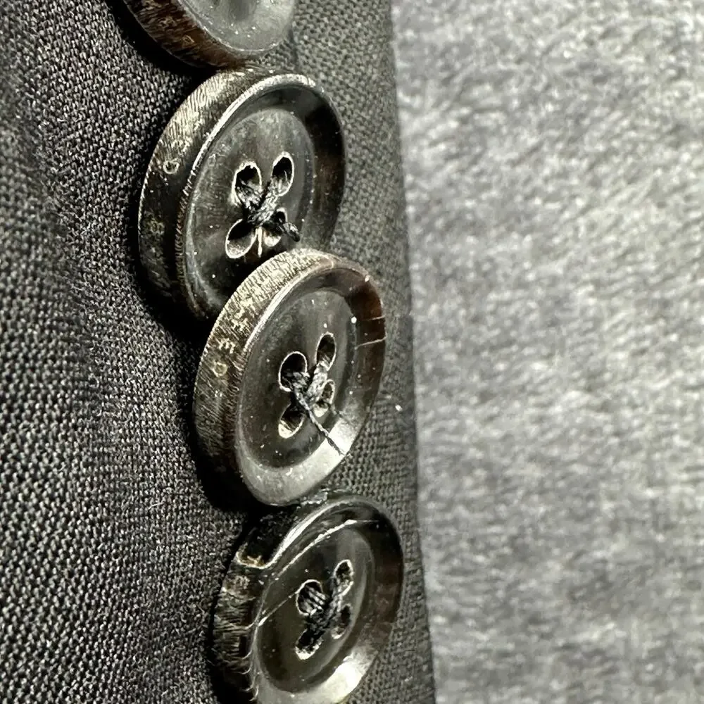 Ted Baker Suit Jacket Mens 46L Black Endurance Jay‎ CT 100% Wool Business Preppy